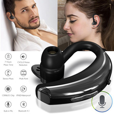 180°Adjustable Ear-fit Q8 Bluetooth Headphone with Mic Voice Control Wireless Bluetooth Headset Handsfree for Drive Noise Cancelling