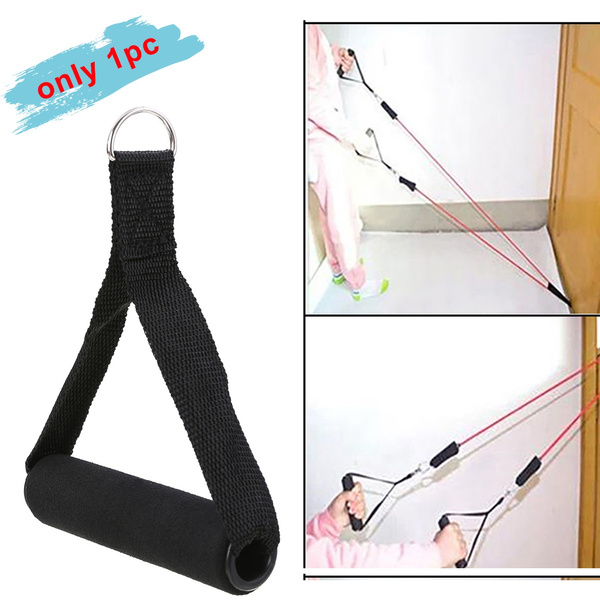1PC Nylon Tricep Rope Handle Cable Crossover Gym Machine Attachment
