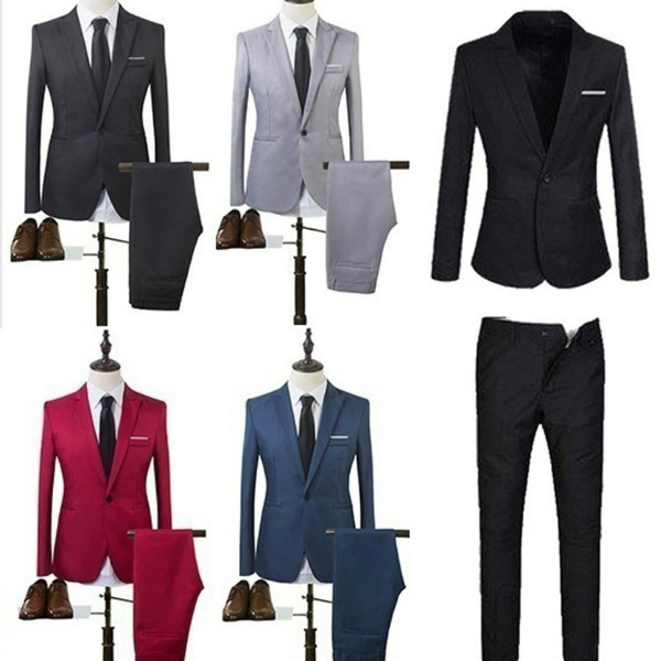 Wedding Suits For Men 3 Piece(blazer+vest+pants )groom Suit White