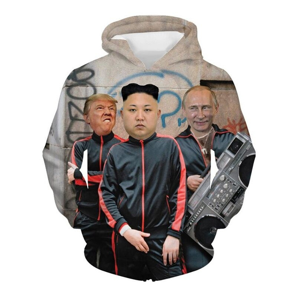 Kim jong un sale trump putin hoodie