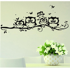 butterfly, Owl, Decor, art