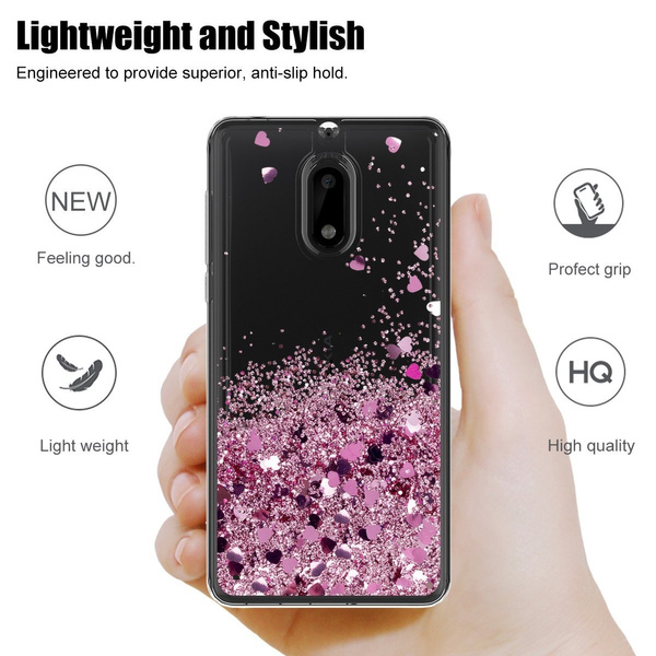 Nokia Phone Glitter Case for Girls Women Cute Shiny Glitter