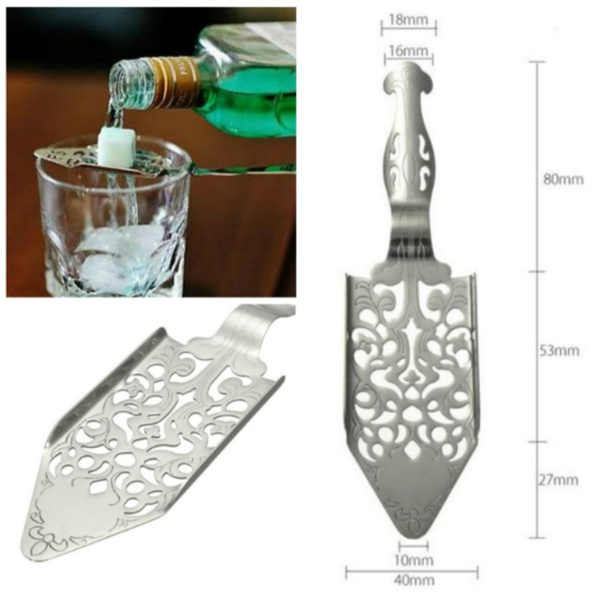 Eboxer Absinthe-Löffel Aus Edelstahl 304 – 5 Designs, Retro Bar-Utensil Für Traditionelle Absinth-Zubereitung