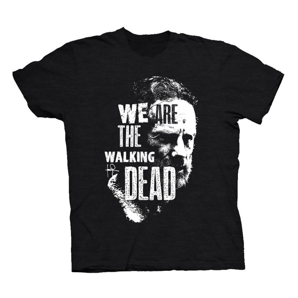 We Are The Walking Dead Rick Grimes Men T-shirt TWD Graphic