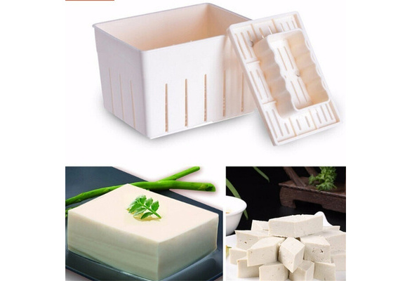 Soybean Curd Cheese Cloth Kitchen Tools Tofu Press Mould 2PCS Plastic DIY Homemade Tofu Maker Pressing Mold Kit