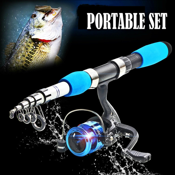 Portable Fishing Rod and Reel Set Ultra Light Fishing Rods Fishing