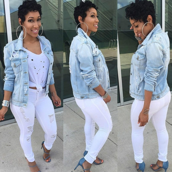 Jeans Jacket and Coats for Women Spring 