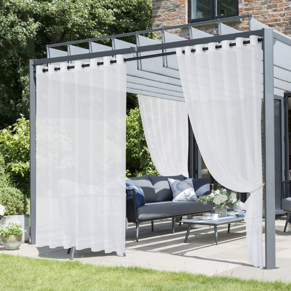 1 Panel Outdoor Waterproof Curtain Soft With Rope For Patio Porch Garden Pavilion Wish 1 Panel Outdoor Waterproof Curtain Soft, Outdoor Waterproof Curtains Patio