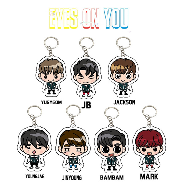 KPOP GOT7 Cartoon JB JinYoung Mark Jackson Key Chain Key Ring | Wish