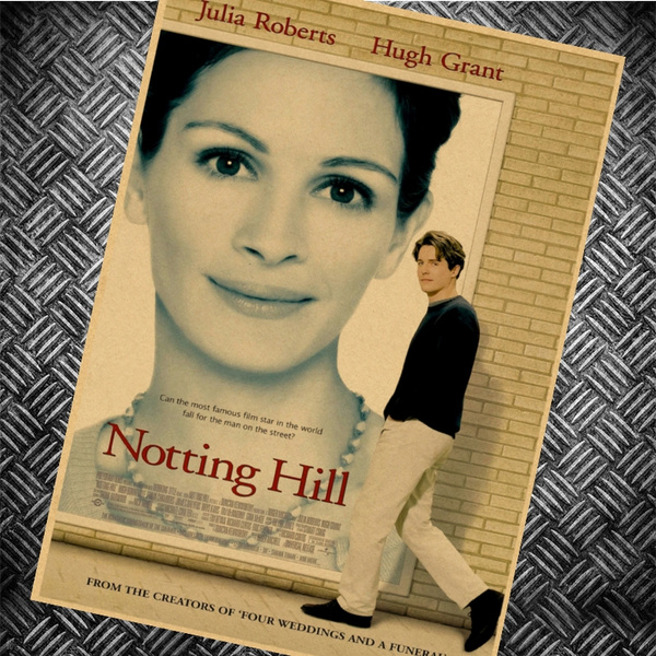 Julia Roberts Movie Poster Notting Hill Erin Brockovich American Sweethearts Wall Sticker Kraft Poster 42 30cm Wish