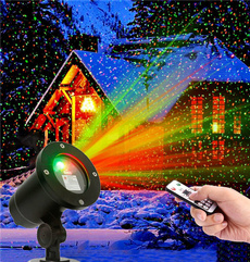 2018 Outdoor Indoor Waterproof Green & Red Laser Projector Light for Party Landscape Garden Halloween Christmas Decoration Gift