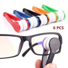 3pcs/6pcs Glasses Cleaning Tools Microfiber Cleaning Glasses Brush(Color: Send Random)
