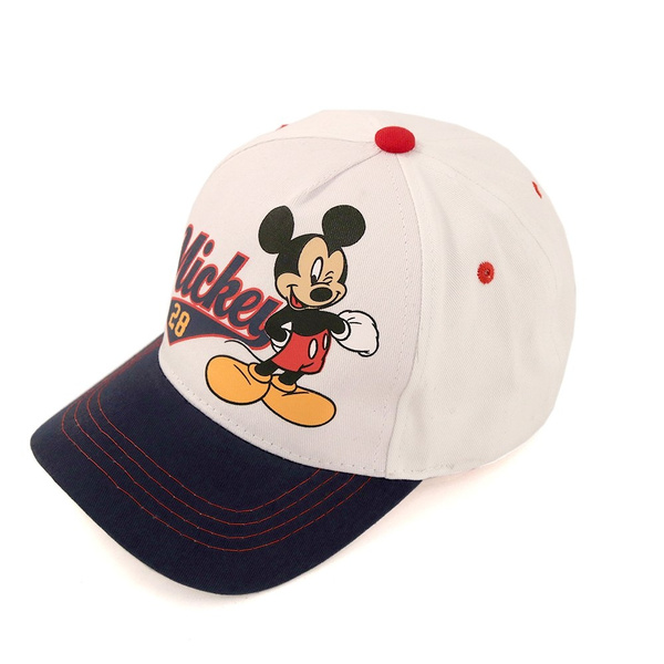 Gorra De Beisbol De Algodon Mickey Mouse De Disney Niños Pe 
