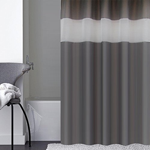 Dark Gray Shower Curtain Extra Long 72 Inch X 78 Fashion Polyester Curtains For Bathroom Wish Dark Gray Shower Curtain Extra Long 72, 78 Inch Long Shower Curtain