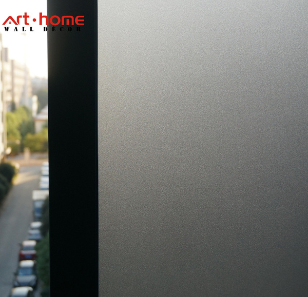 45 x 254 CM,AH021 Arthome 17.7 x100 inch Privacy Window Glass Films No Glue  Frosted Static Cling UV Protection Heat Control Home Decorative for Living Room Bathroom Bedroom Kitchen Office