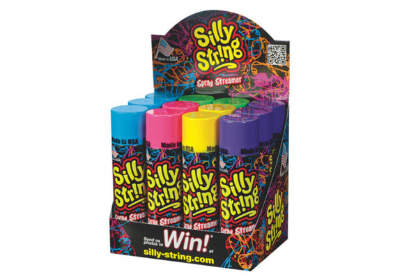 Silly String Blaster Pack Spray Streamer With 2 Cans for sale online