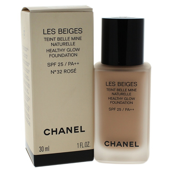 Chanel Les Beiges Healthy Glow Foundation SPF 25 - # 32 Rose 1 oz