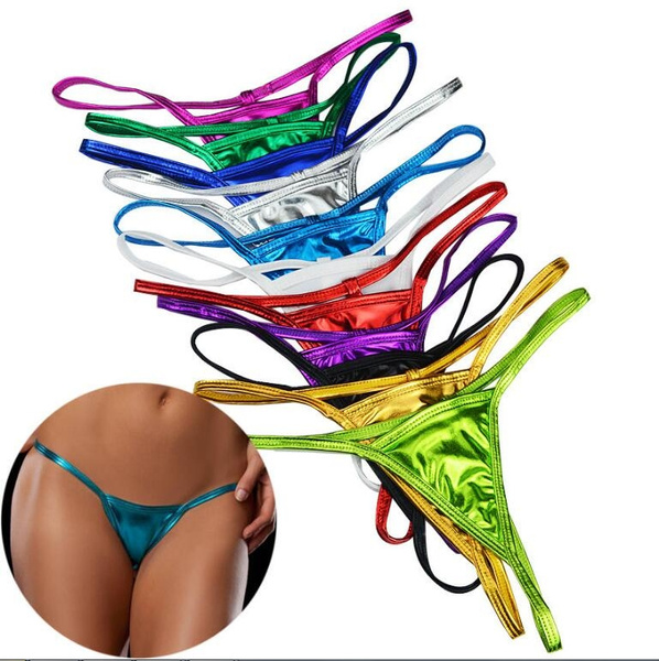 Womens Lace Bikini Knickers T-string Thongs Briefs Panties Underwear Lingerie 