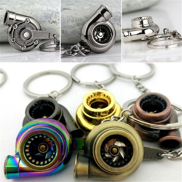 740 Turbo Leather Keyring Keychain Made in the UK and hand