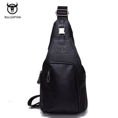 genuine leather bag., Casual bag, chestdaybackpack, leather