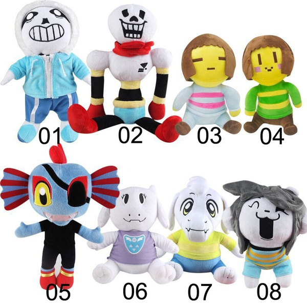 undertale characters plush