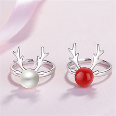 cute, Christmas, Gifts, Silver Ring
