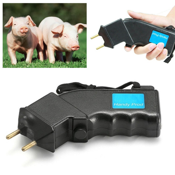 Electric Hand Cattle Prod Dairy Dogs Pigs Sheep Battery Power Prodder Animals