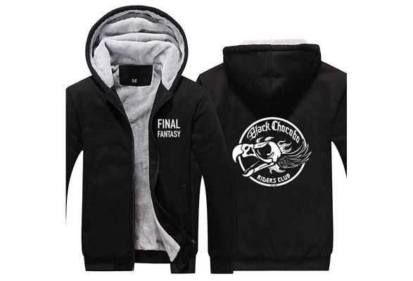 Game Final Fantasy XIV FF14 Shinra RPG Chocobo Hoodies Zip Up