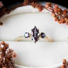 wedding ring, gold, Vintage, Engagement