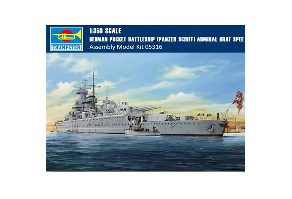 Trumpeter 05316 1/350 German Pocket Battleship Admiral Graf Spee for sale online