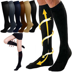Men Women Leg Relief Pain Thigh-High Compression Stockings Pressure Nylon Varicose Vein Stocking