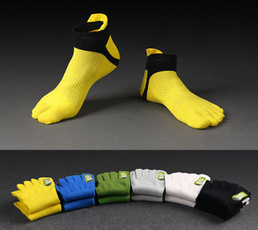 Cotton, mesh, Sport, fivefingerssock