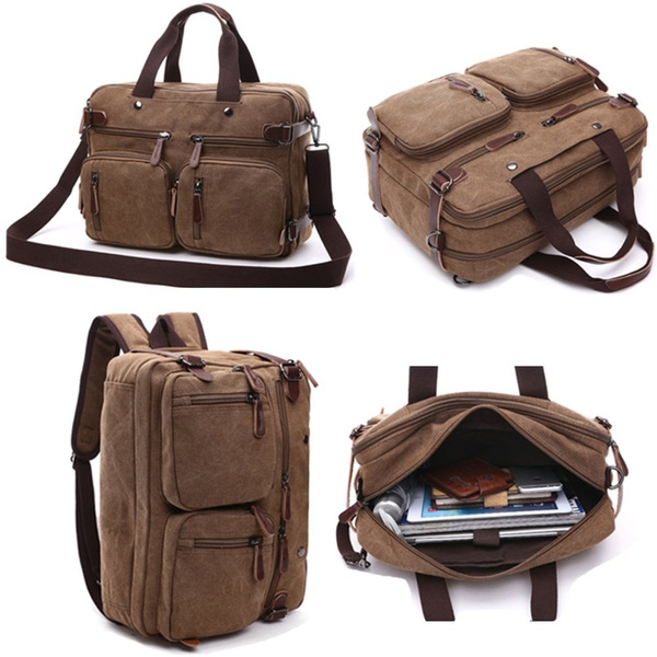 Hybrid briefcase hotsell backpack leather