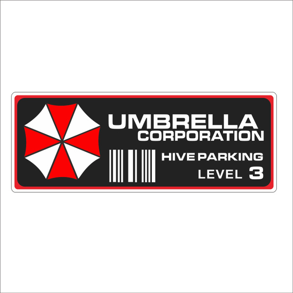 Umbrella Corporation Sticker Decal - Resident Sticker for Car Window Truck