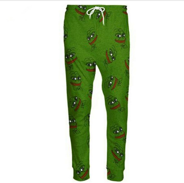 3D Pepe Frog Joggers Pants Men/Women Funny Cartoon Trousers