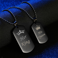Steel, King, Men  Necklace, Gifts