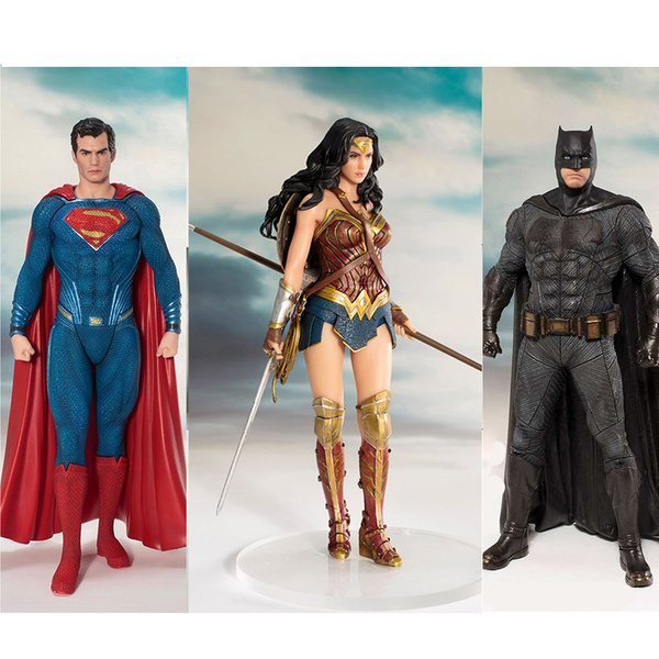 SCHLEICH Wonder Woman Justice League 9 Figuren SET Superman Batman Flash 