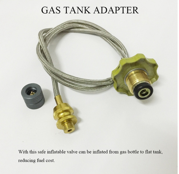 Gas Stove Camping Propane Refill Adapter Burner LPG Flat Gas