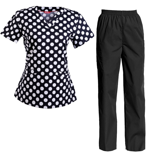 Patterned scrub pants Clearance