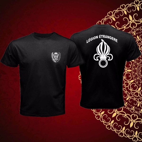 T-shirt Maglietta J1863 Stemma Militare Legione Straniera Bassa Visibilità