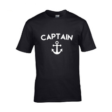 Funny, captain, Algodón, Shirt