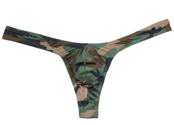 Men Pouch Thong Camouflage T-back Classic Micro Cool Guys Tanga Male ...