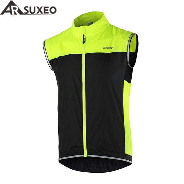 ARSUXEO Cycling Vest Windproof 