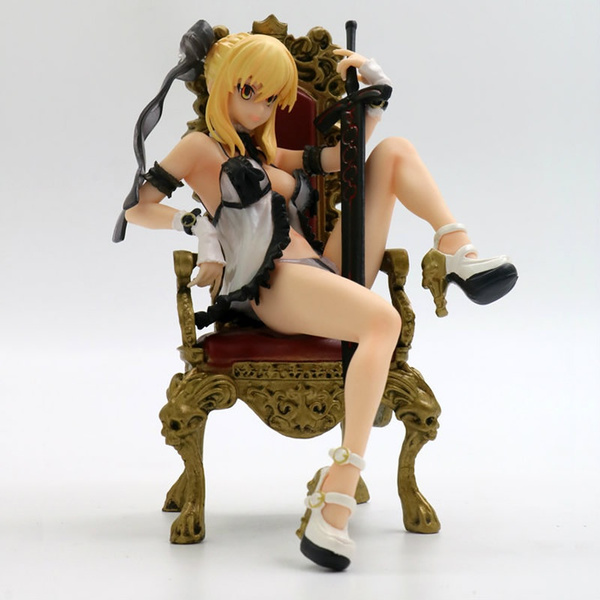 Anime Sexy Figure Fate stay Night Saber Alter Fate 1 7 Scale Pre painted PVC Action Figure Collection Model Toy Sex Doll Gifts 16cm