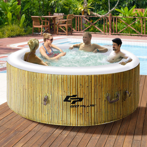 Coleman Saluspa Bahamas Inflatable Hot Tub 120 Jets 2-4 Person! FREE SHIP  FAST! 821808037780 - eBay