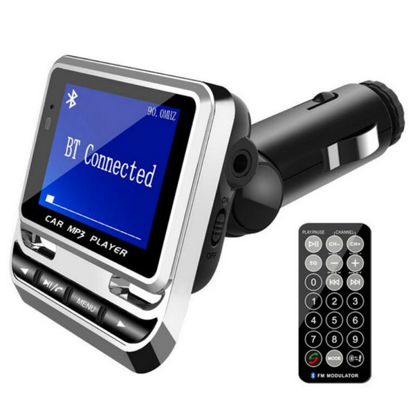 Wireless Bluetooth Car Kit FM Transmitter LCD MP3 Player Handsfree 2 USB Charger 