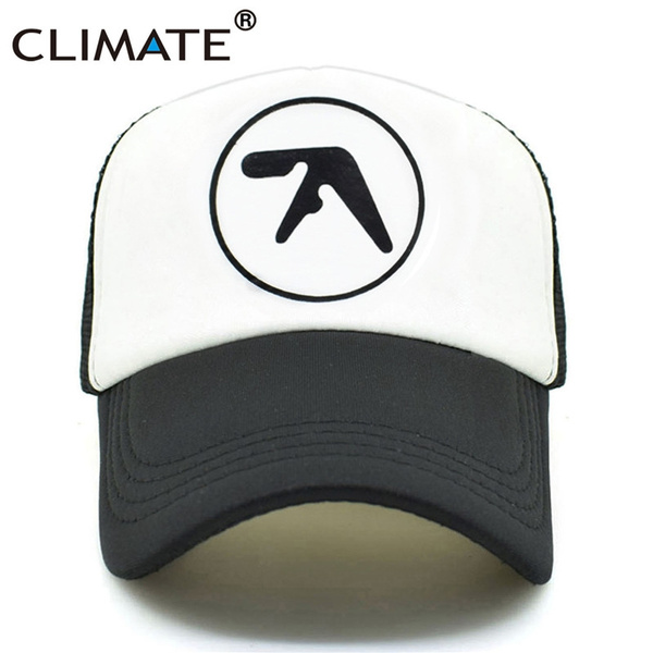 Men Women Trucker Mesh Caps Aphex Twin Rock Music Baseball cap Tomorrowland  DJ Cap Aerosmith Hat