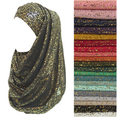 glitterscarf, women scarf, Jewelry, gold