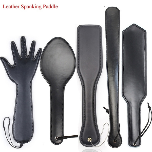 Leather Spiked Spanking Paddle, Heavy Studded Whip,Erotic Bondage Adult  Role Play,Sex Toys For Couple Y18100803 From Zhengrui09, $5.5
