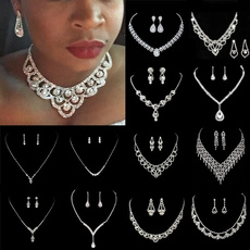 Jewelry, weddingbridaljewelryset, Wedding, Rhinestone